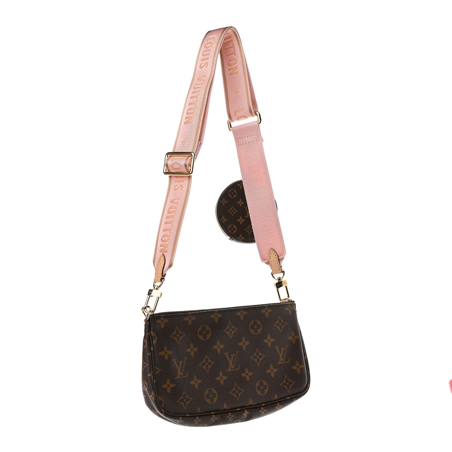 Monogram Multi Pochette Accessories Rose Clair