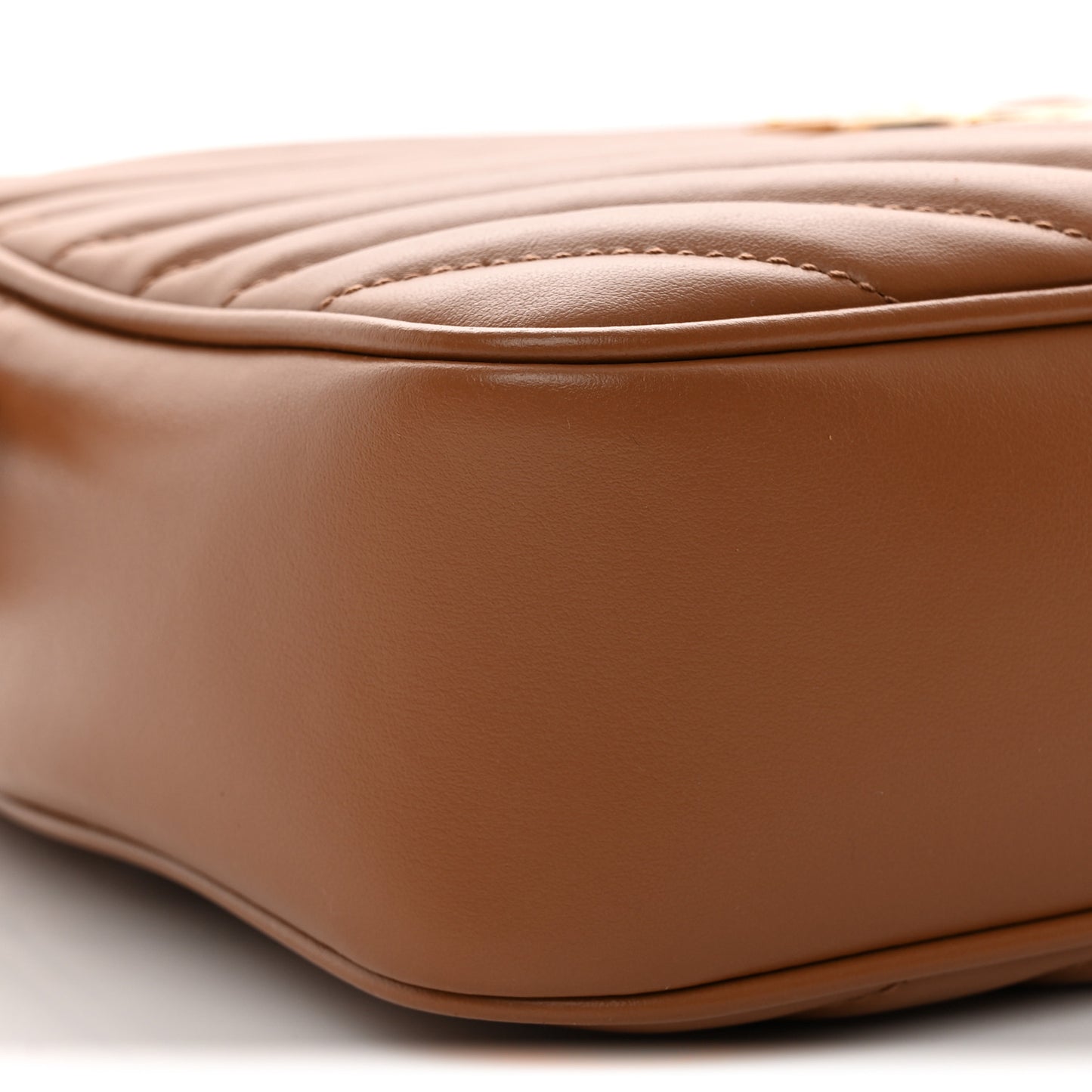 Calfskin Matelasse Monogram Lou Camera Bag Cinnamon