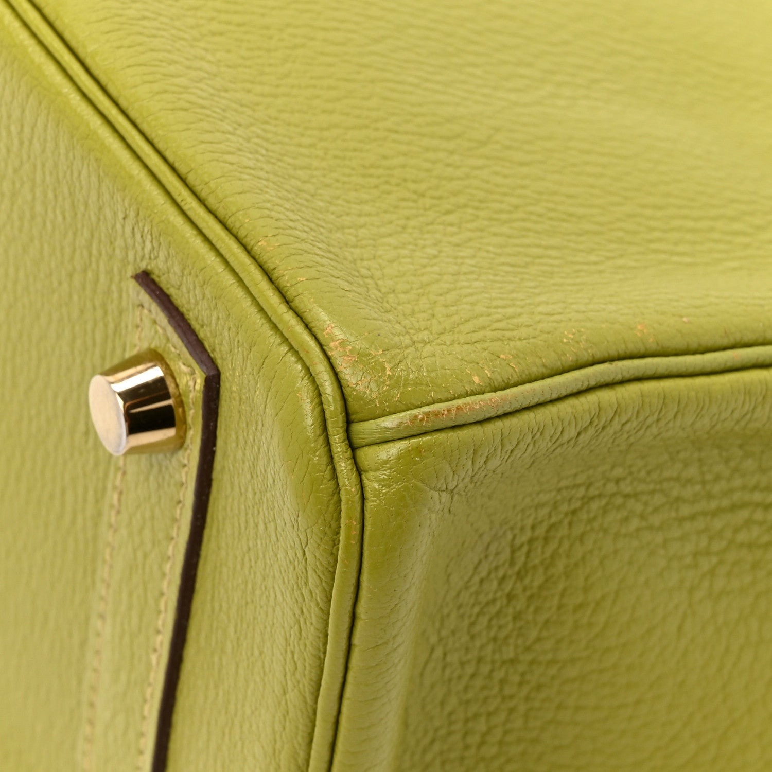 Hermes Chevre Mysore Birkin 30 Vert Anis 11 of 14