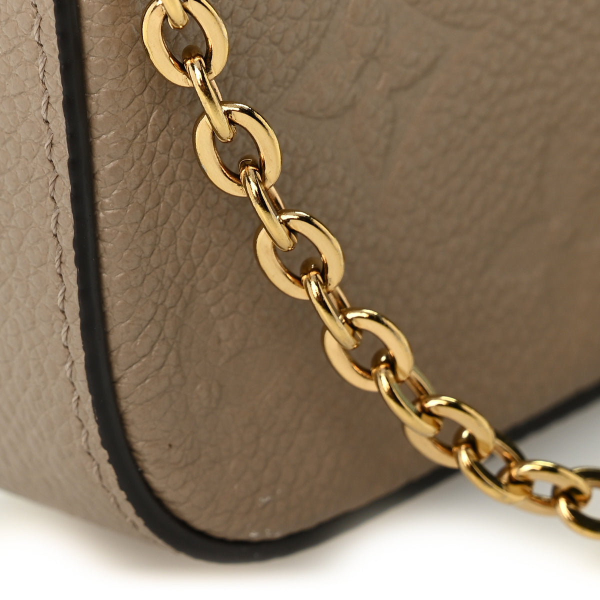 Louis Vuitton Empreinte Pochette Felicie Chain Wallet Tourterelle 9 of 9