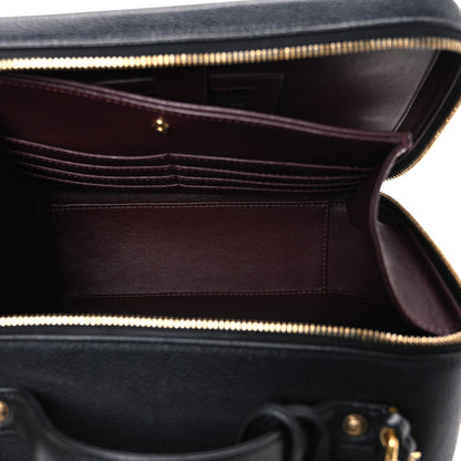 Chanel Caviar Quilted Large CC Filigree Vanity Case Black 6 of 12