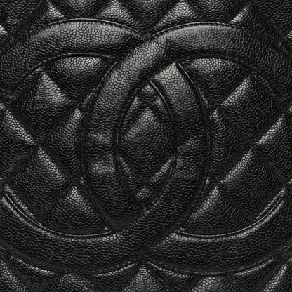 Chanel Caviar Quilted Medallion Tote Black 8 of 10