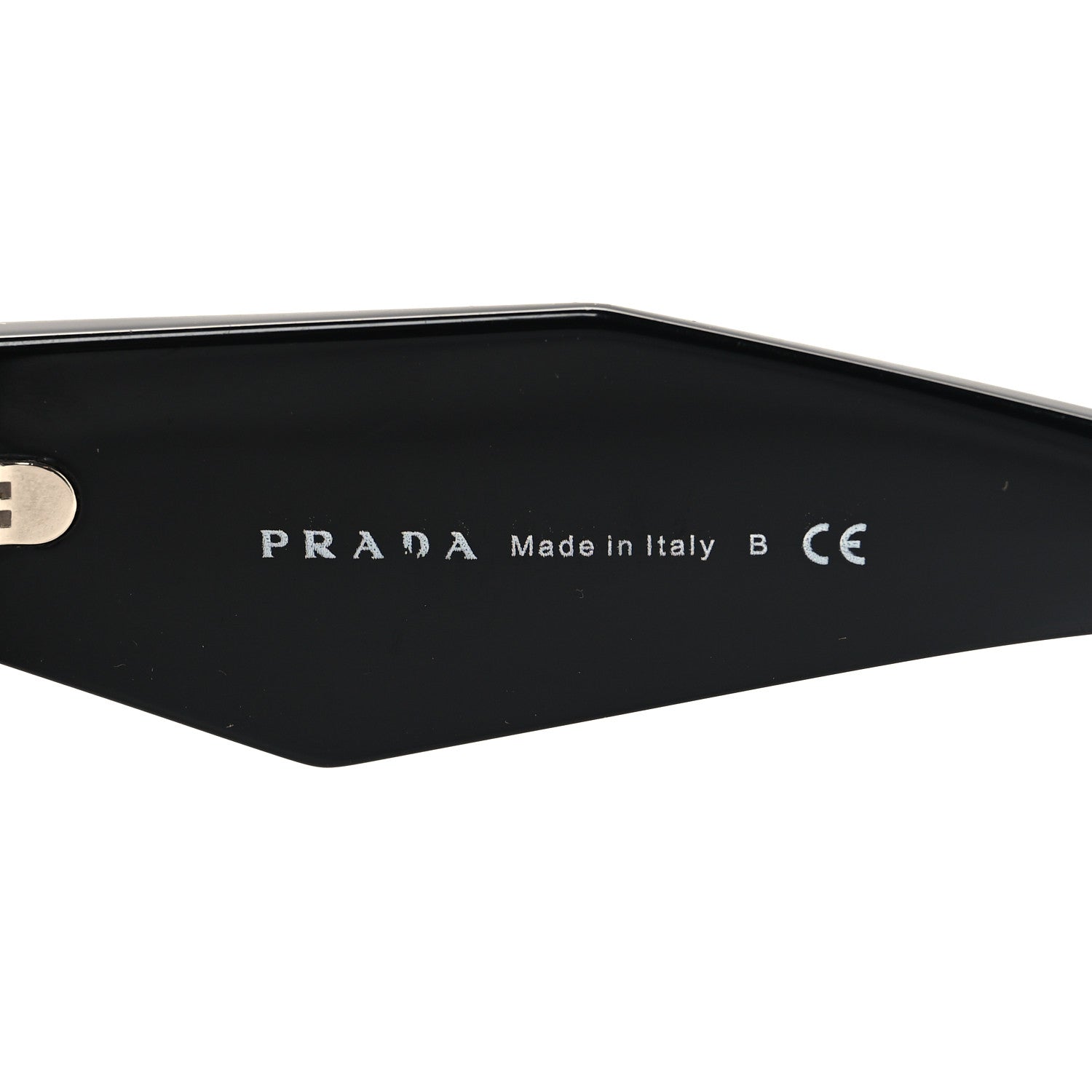 Prada Acetate Symbole Sunglasses SPR 07Y Black 5 of 7