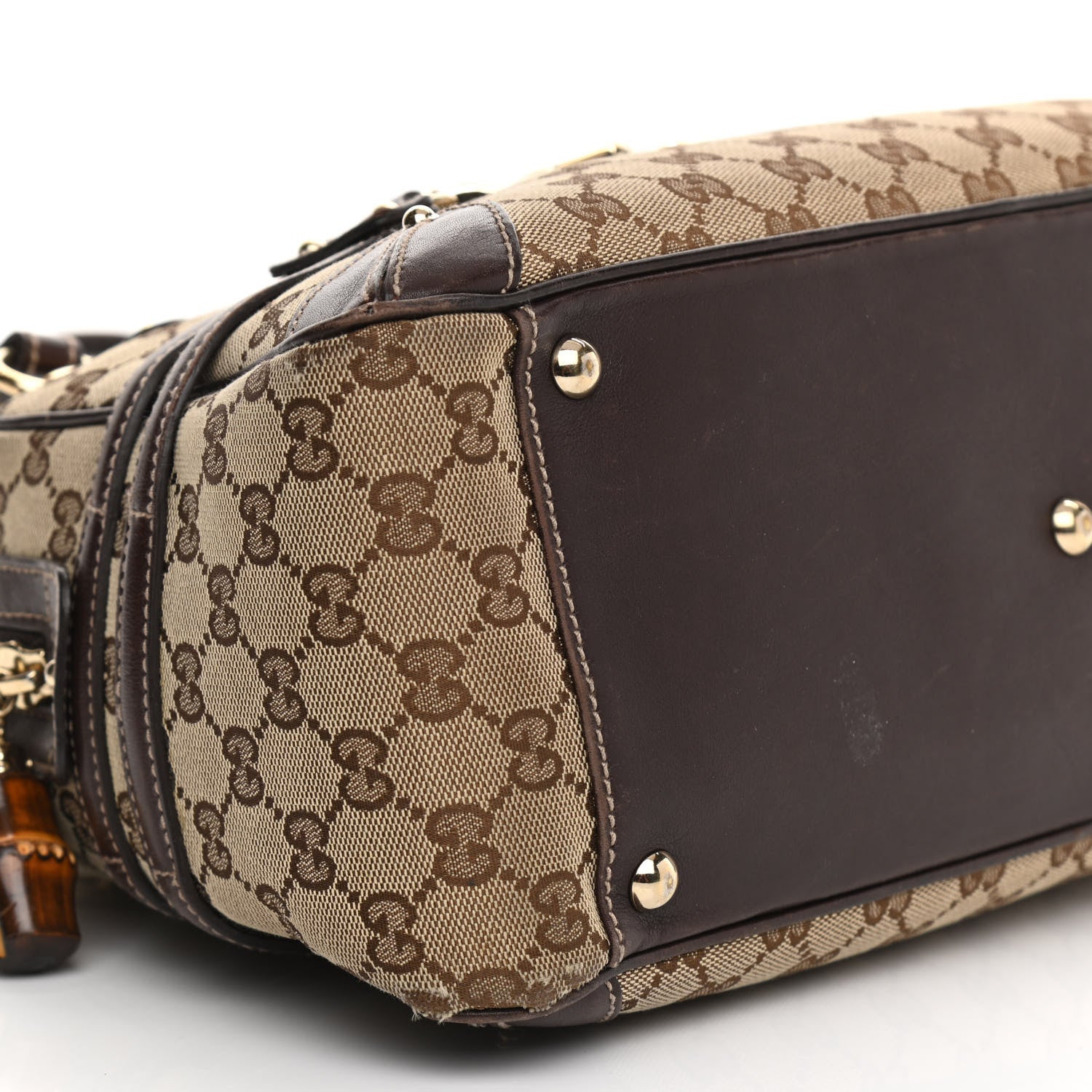 Gucci Monogram Large Wave Boston Dark Brown 8 of 13