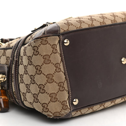 Gucci Monogram Large Wave Boston Dark Brown 8 of 13
