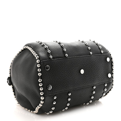 Alexander Wang Calfskin Studded Rockie Matte Black Rhodium Hardware 4 of 9