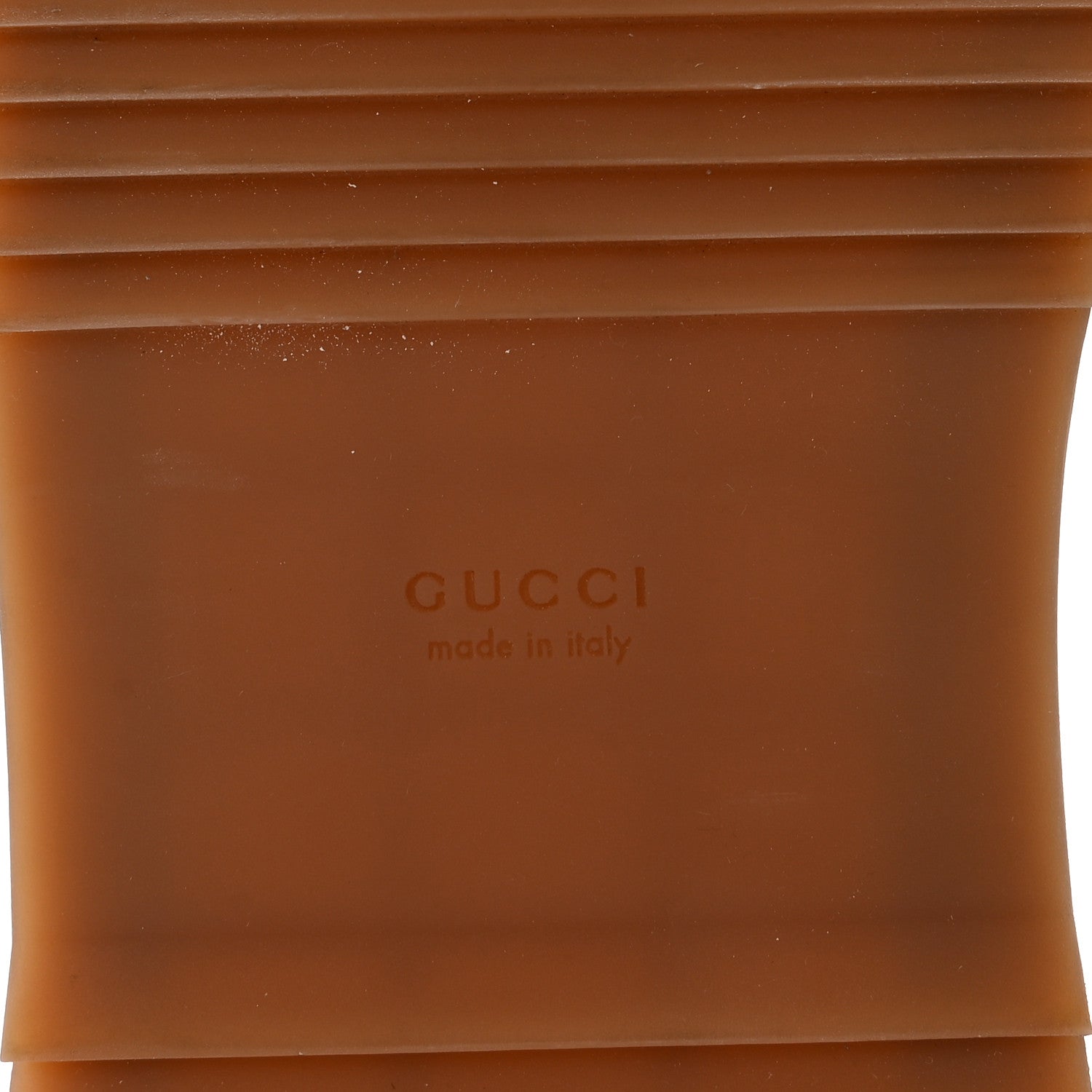 Gucci Monogram Maxi GG Angelina Platform 55mm Slide Sandals 39 Camel Ebony 7 of 10