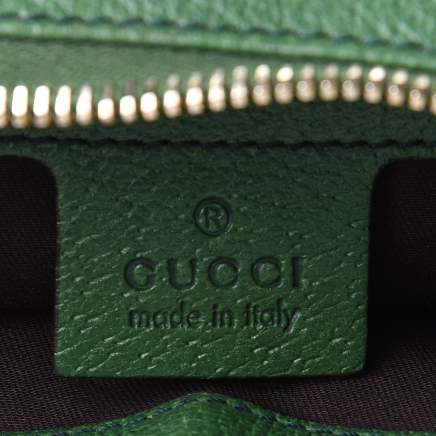 Gucci Monogram Web Bamboo Ring Hobo Green 4 of 4
