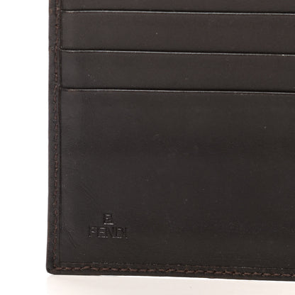 Fendi Zucchino Bi-Fold Wallet Tobacco 6 of 7