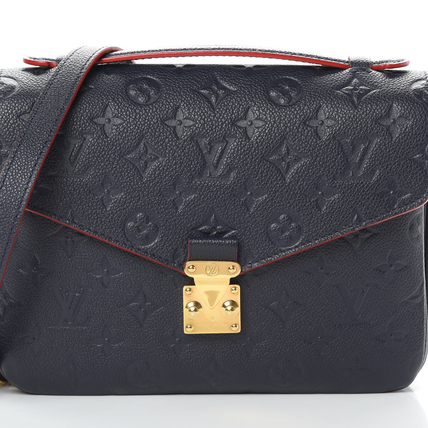 Louis Vuitton Empreinte Pochette Metis Marine Rouge 9 of 15
