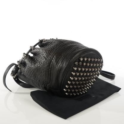 Alexander Wang Pebbled Lambskin Diego Bucket Bag Black Nickel Hardware 4 of 7