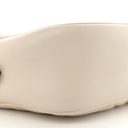 Gucci Calfskin Matelasse Small GG Marmont Chain Shoulder Bag White 9 of 14