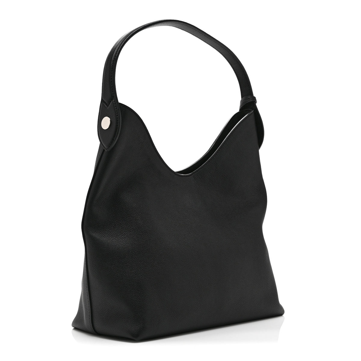 Calfskin Lockme Hobo Black