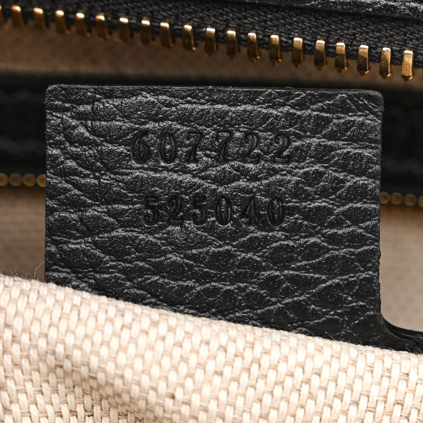 Dollar Calfskin Medium Soho Top Handle Satchel Black