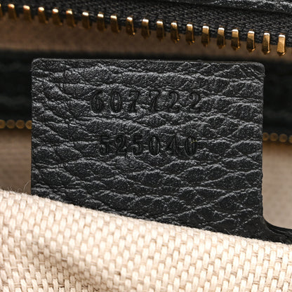 Gucci Dollar Calfskin Medium Soho Top Handle Satchel Black 7 of 11
