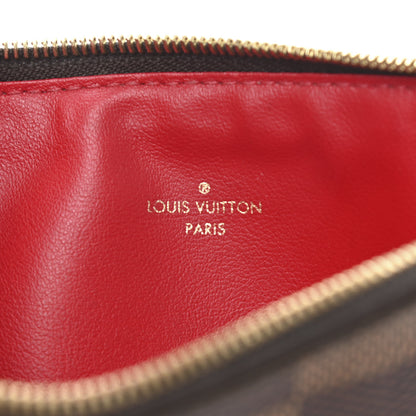 Louis Vuitton Damier Ebene Felicie Chain Wallet Zippered Insert 6 of 7