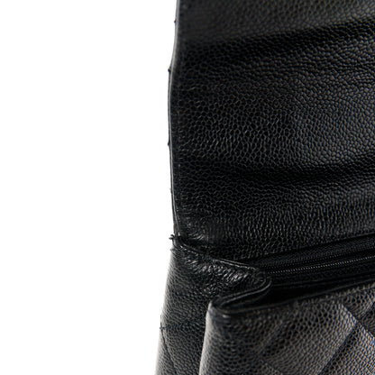 Chanel Caviar Quilted Jumbo Kelly Flap Black 12 of 12