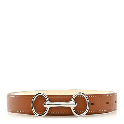 Hermes Epsom Swift 24mm Heritage Belt 75/30 Gold Nata 1 of 3