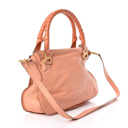 Chloe Calfskin Medium Marcie Satchel Coral Sands 3 of 8
