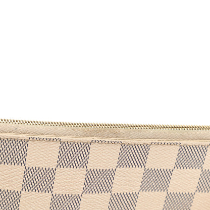 Louis Vuitton Damier Azur Neverfull MM GM Pochette 8 of 10