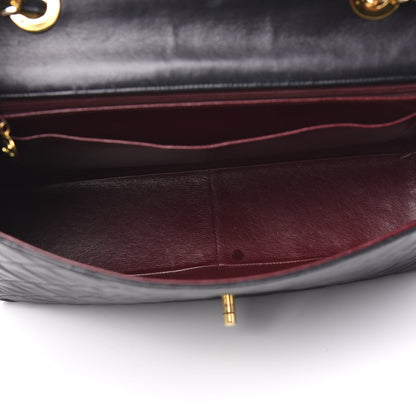 Chanel Lambskin Quilted XL Jumbo Single Flap Black 4 of 11