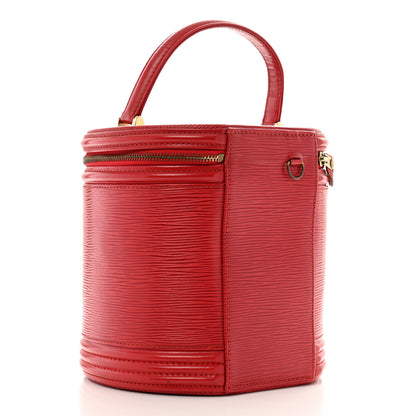Louis Vuitton Epi Cannes Castillan Red 3 of 13