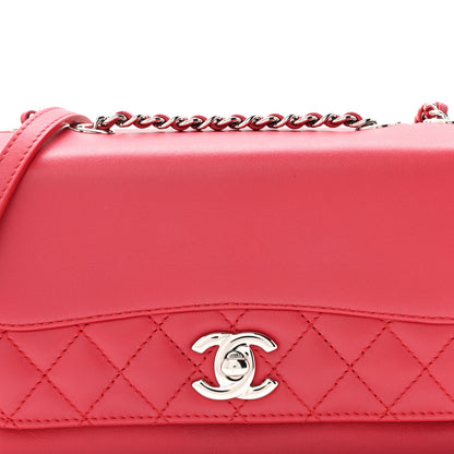 Chanel Calfskin Mini Tramezzo Flap Red 10 of 15