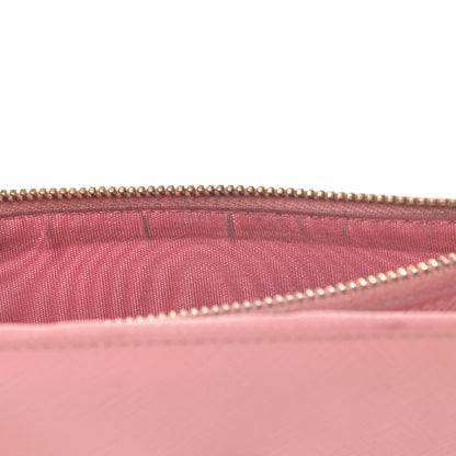 Prada Saffiano Metal Tab Wallet Petalo 7 of 11