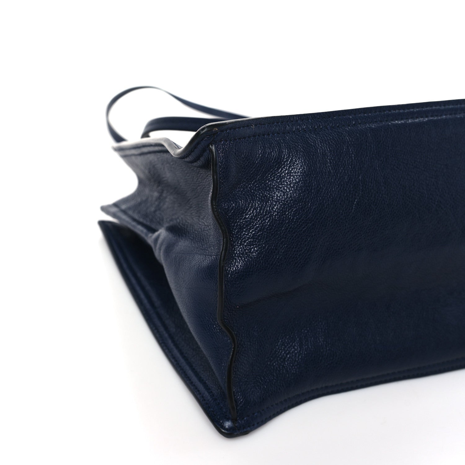 Prada Glace Calf Etiquette Tote Astrale Inchiostro 7 of 8