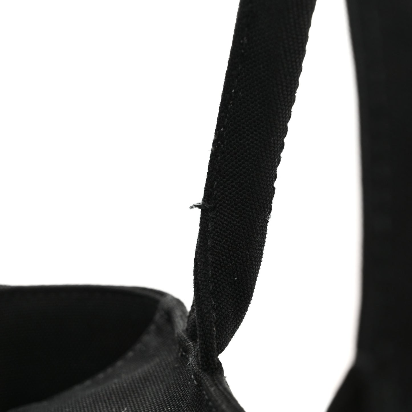 Wicker Canvas Tote Naturale Black