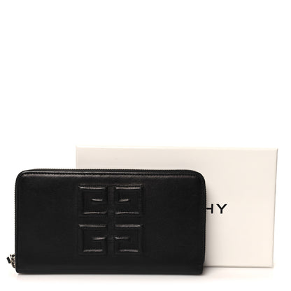 Givenchy Lambskin Logo Zip Around Wallet Black 8 of 8