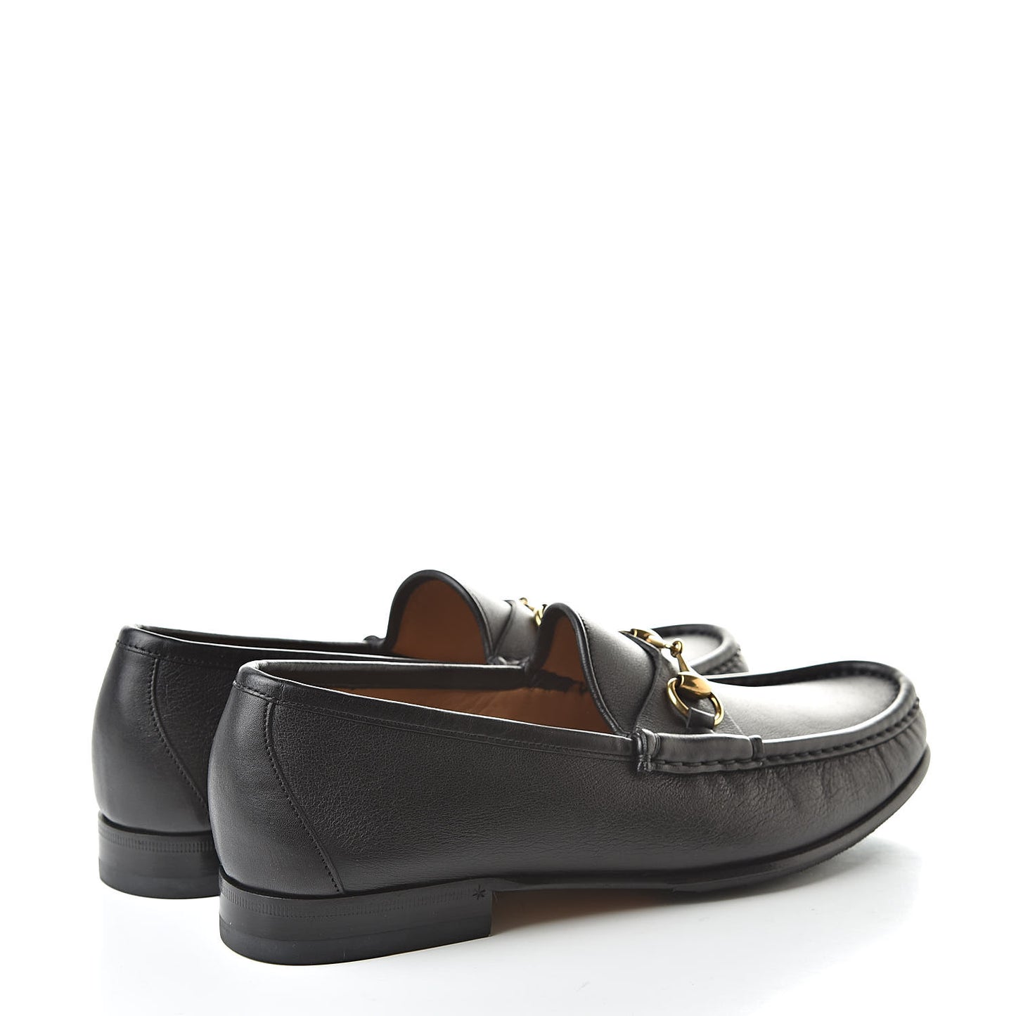 Calfskin Mens 1953 Horsebit Loafers 9 Black