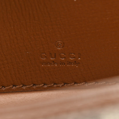 Gucci GG Supreme Monogram Azalea Calfskin Web Mini Jackie 1961 Hobo Beige Ebony Brown Sugar 6 of 10