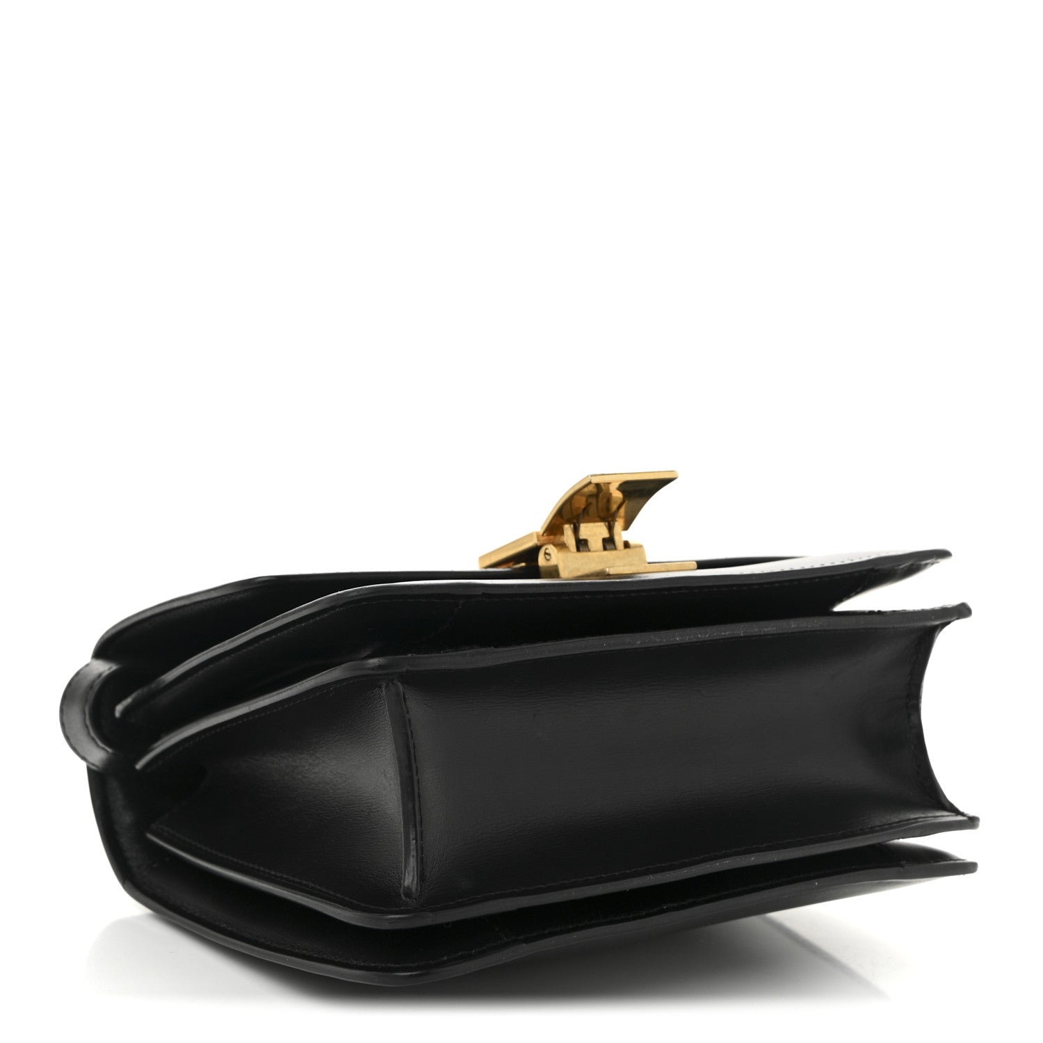 Celine Box Calfskin Small Classic Box Flap Bag Black 4 of 10