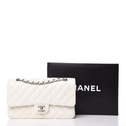 Chanel Caviar Quilted Medium Double Flap White 13 of 13