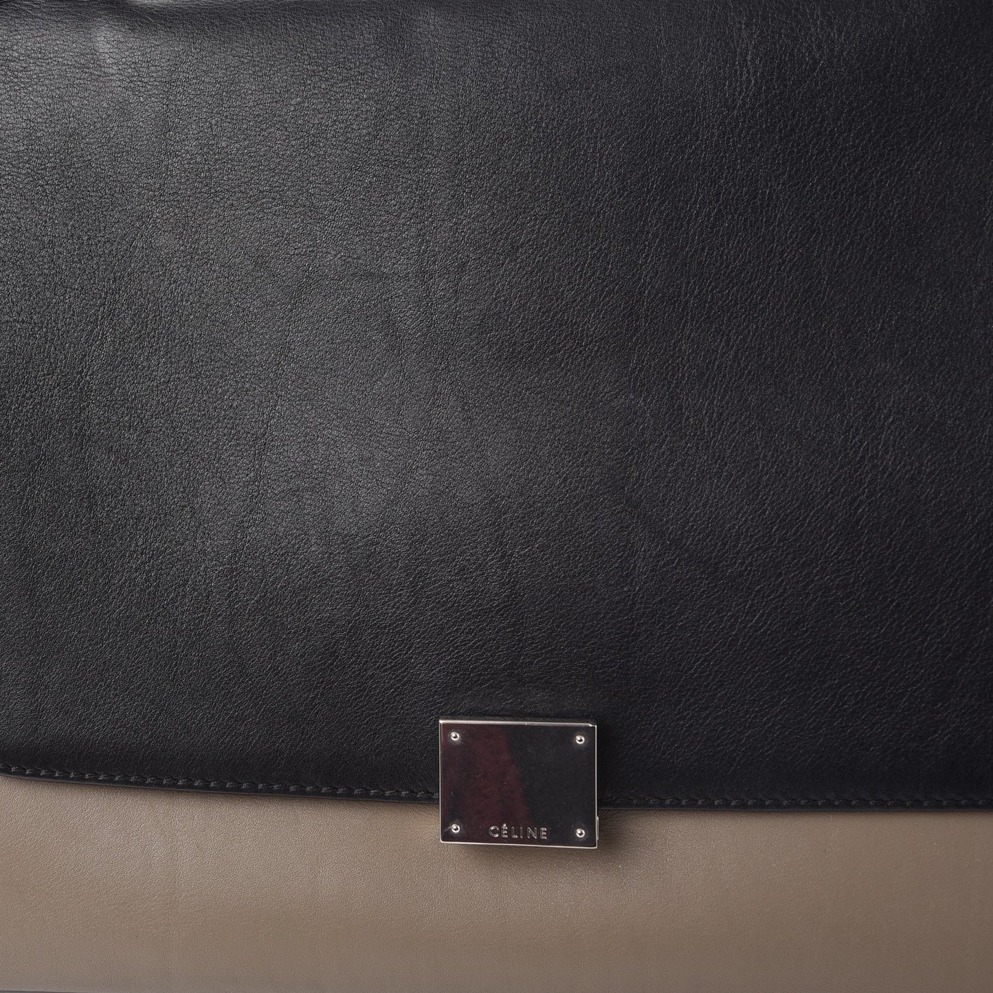 Smooth Calfskin Nubuck Medium Tri-Color Trapeze