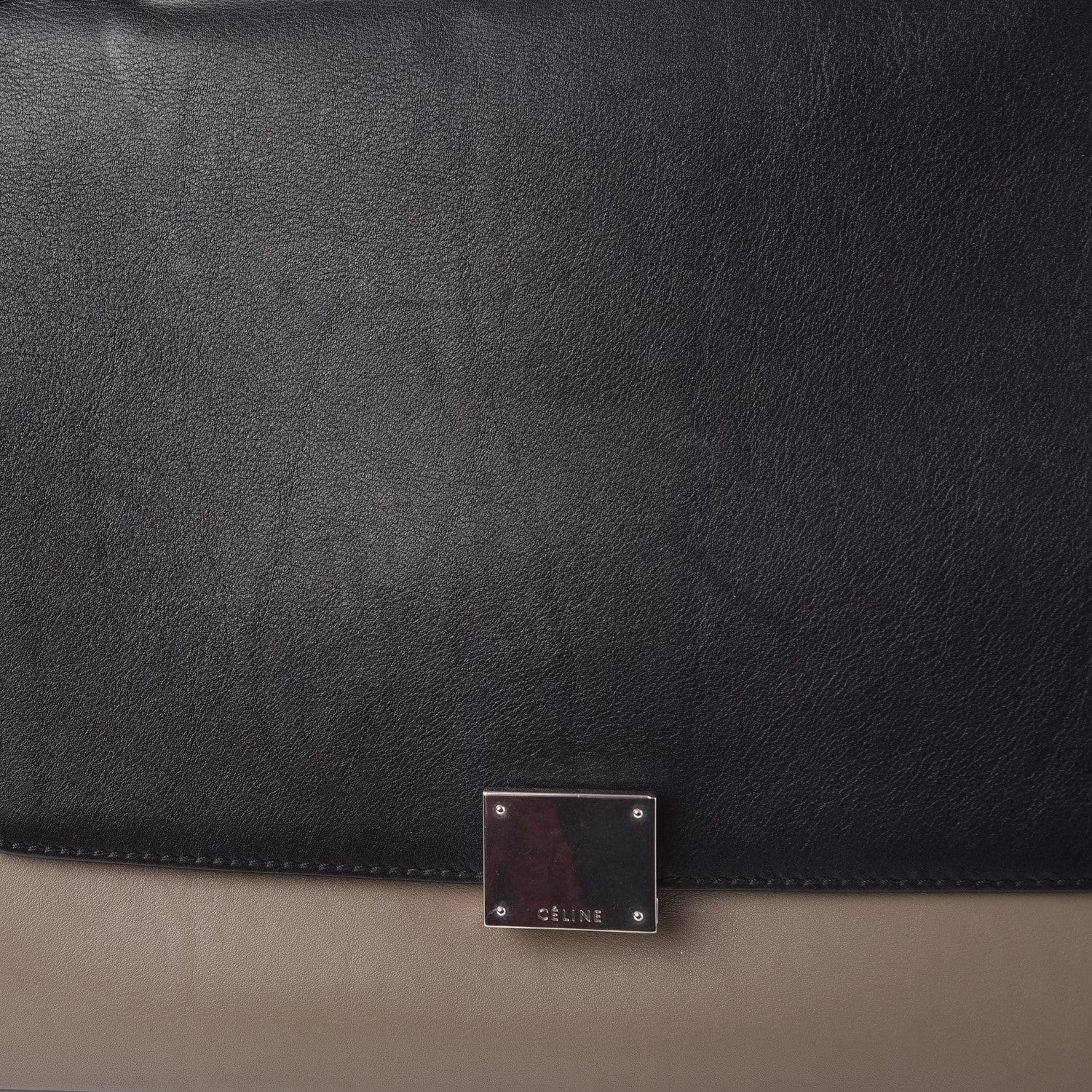 Celine Smooth Calfskin Nubuck Medium Tri-Color Trapeze 11 of 14