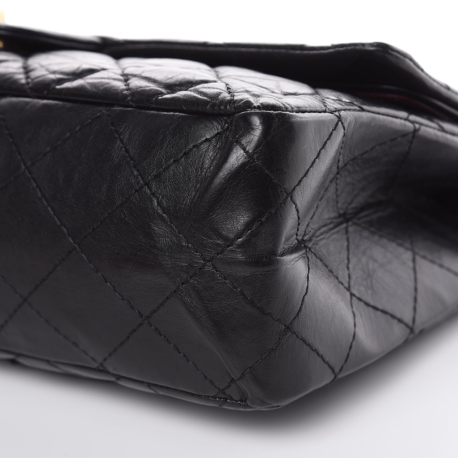 Chanel Aged Calfskin Quilted 2.55 Reissue 227 Flap Black 9 of 12