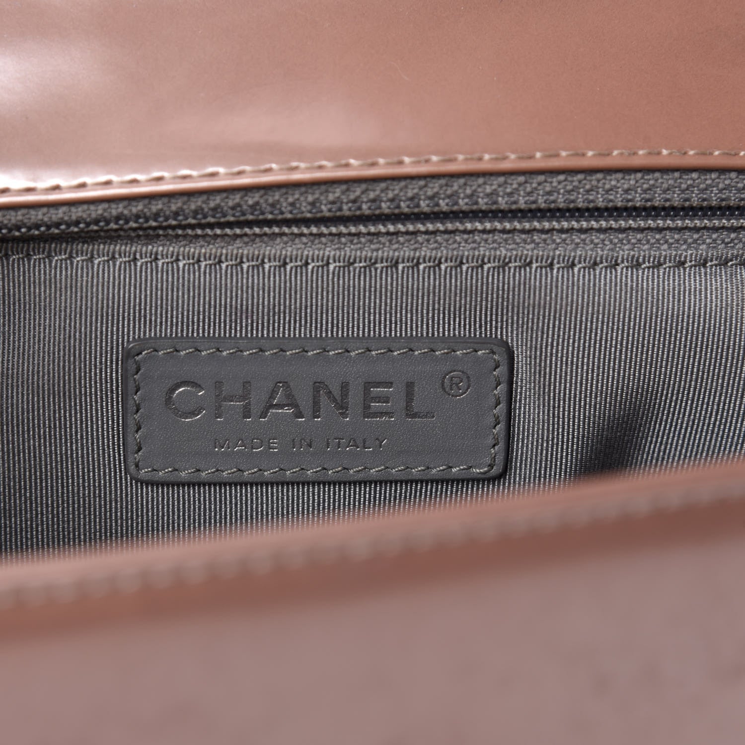Chanel Iridescent Glazed Calfskin Large Boy Flap Light Pink 16 of 18