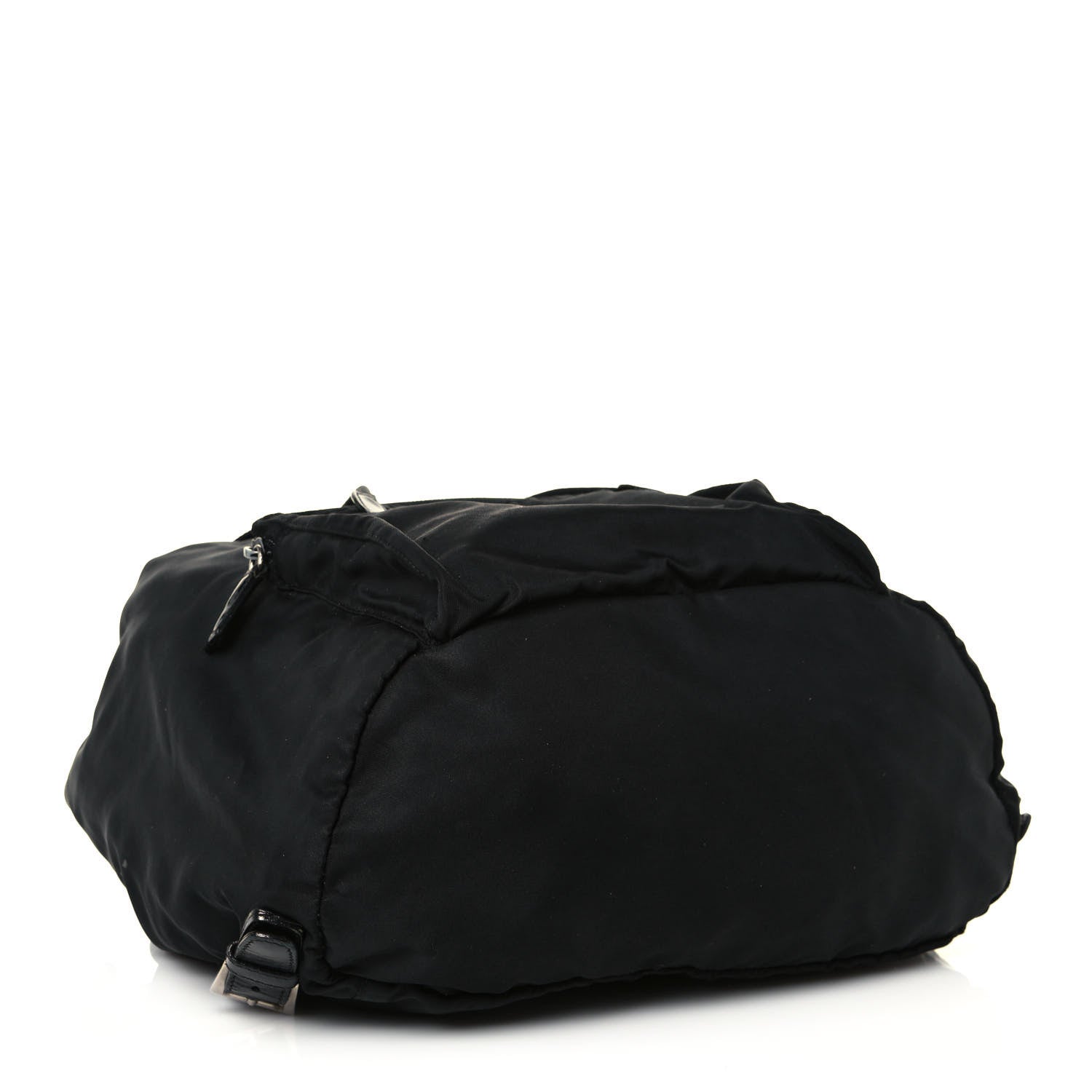 Prada Nylon Vela Single Buckle Backpack Black 3 of 12