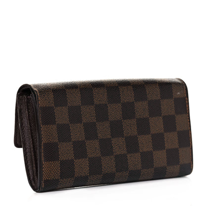Louis Vuitton Damier Ebene Sarah Wallet 3 of 13