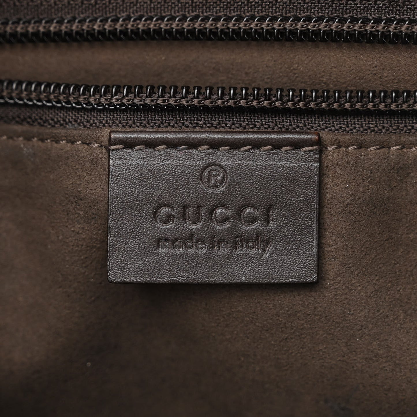 GG Supreme Monogram Selleria Calfskin Small Flat Messenger Bag Beige Ebony Cocoa Marrone Scuro