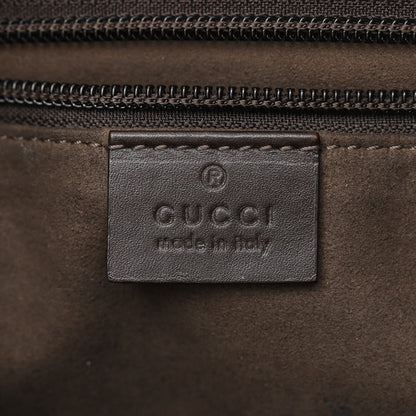 Gucci GG Supreme Monogram Selleria Calfskin Small Flat Messenger Bag Beige Ebony Cocoa Marrone Scuro 11 of 20