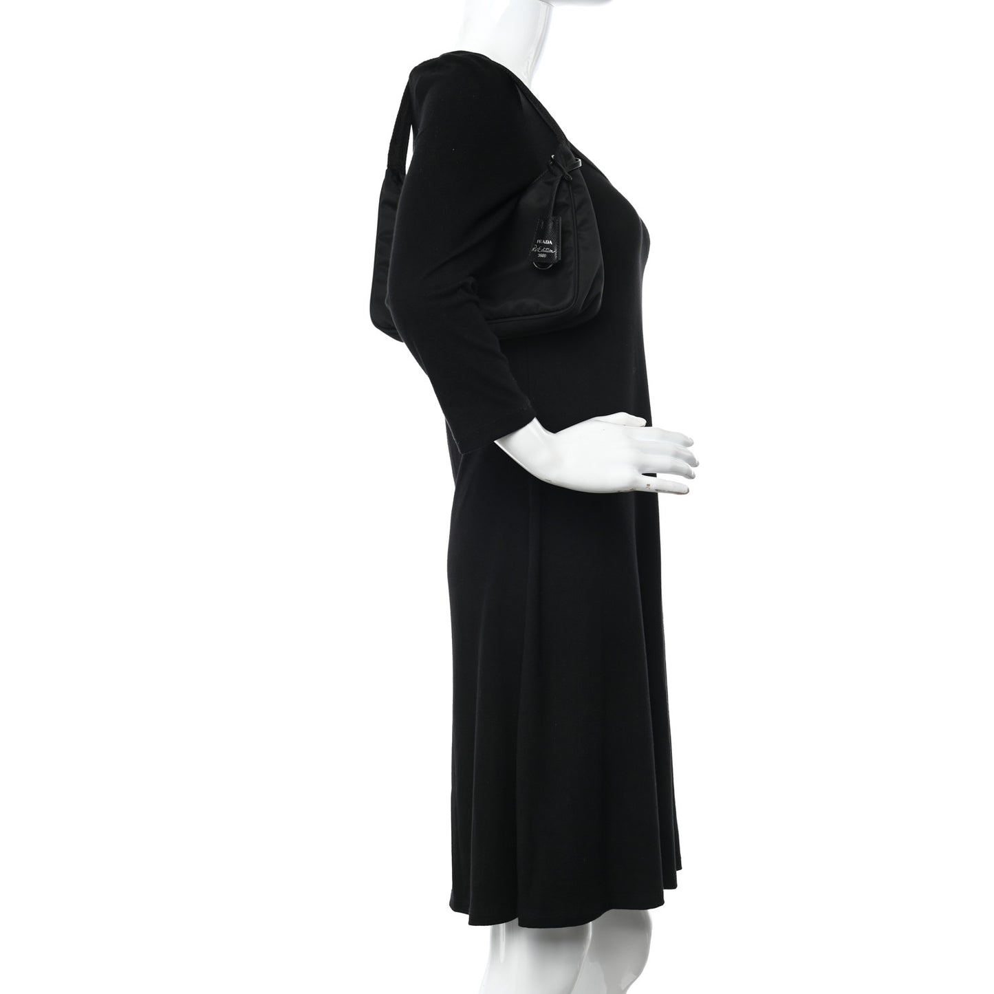 Tessuto Nylon Mini Re-Edition 2000 Bag Black