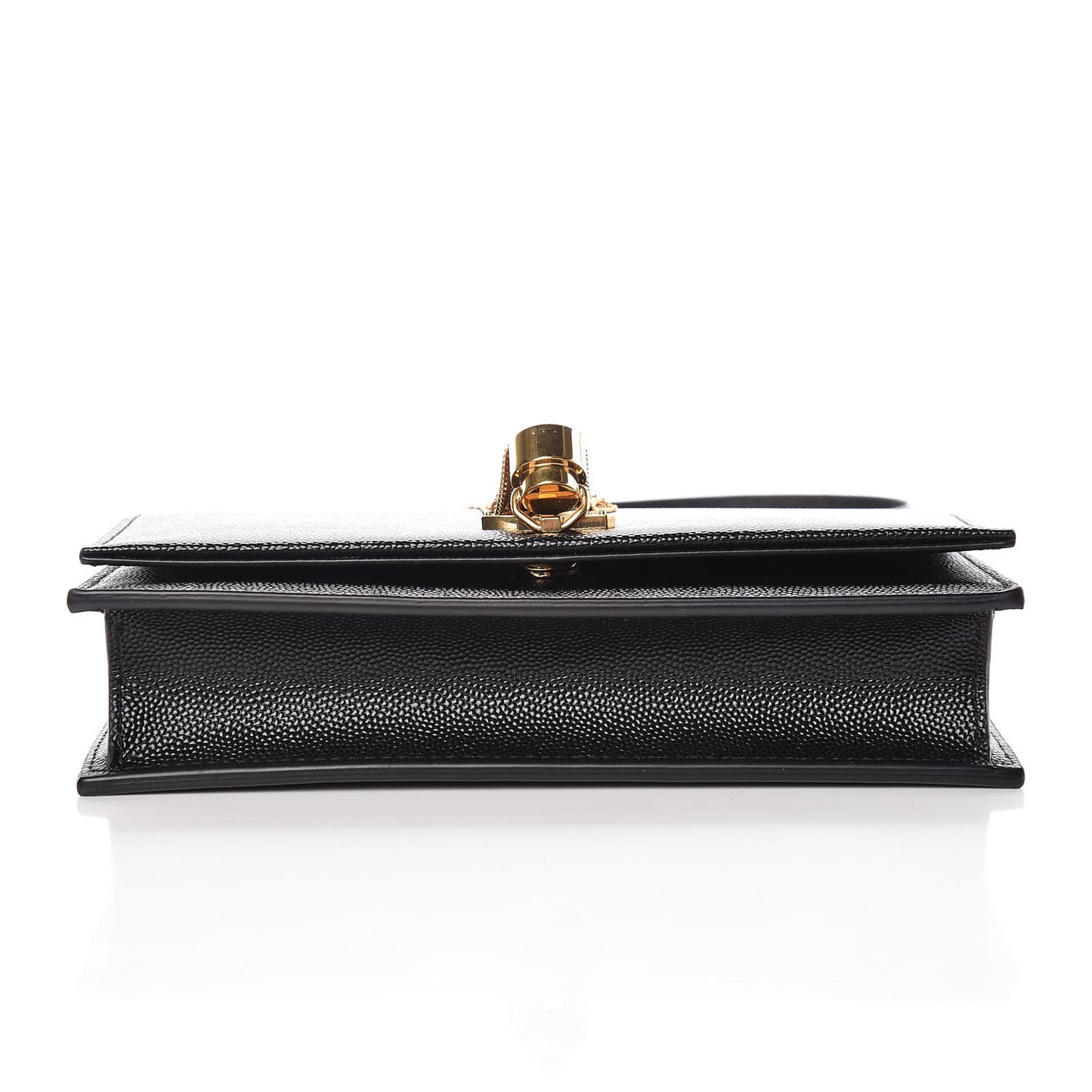 Grain De Poudre Small Classic Monogram Kate Tassel Chain Wallet Black