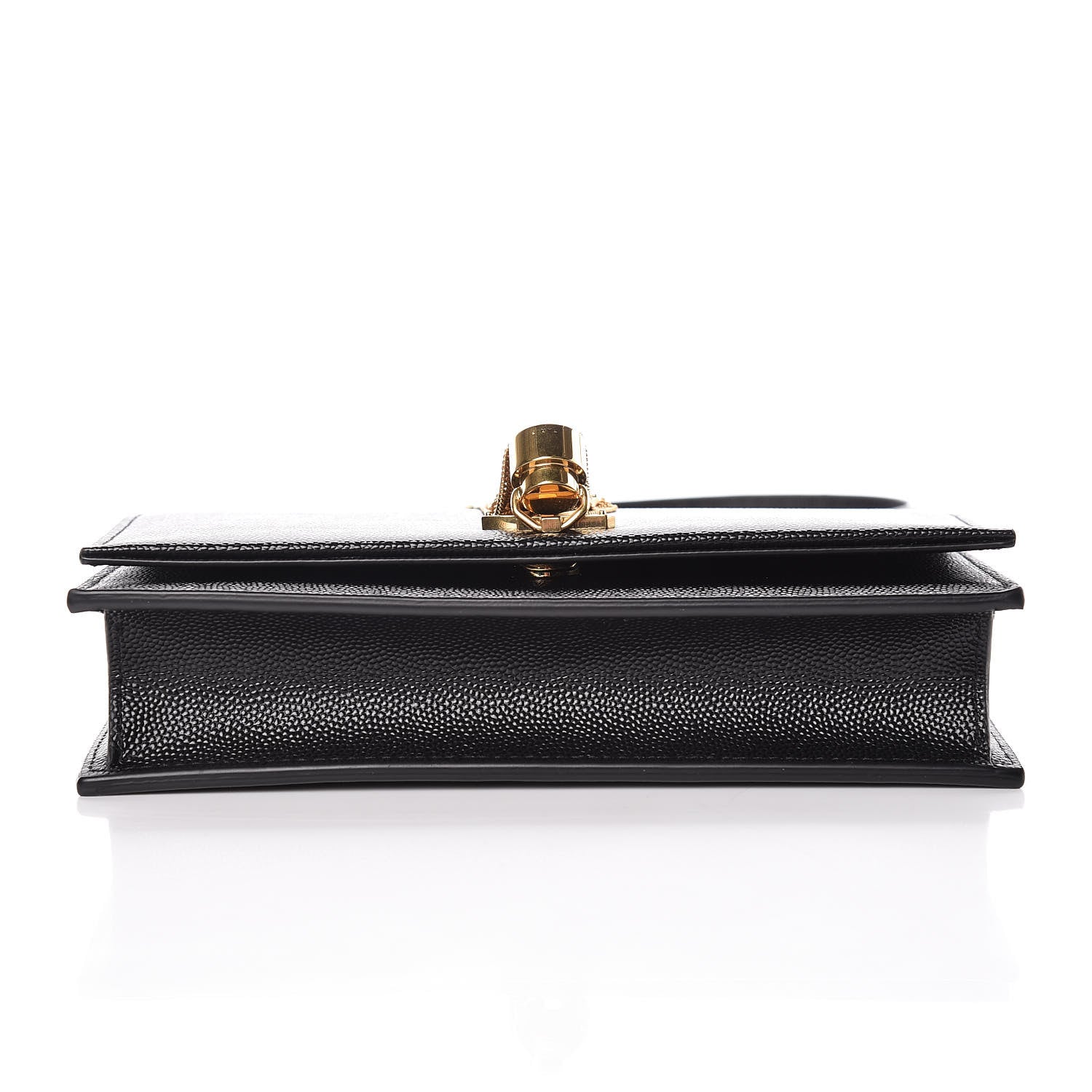Saint Laurent Grain De Poudre Small Classic Monogram Kate Tassel Chain Wallet Black 9 of 9
