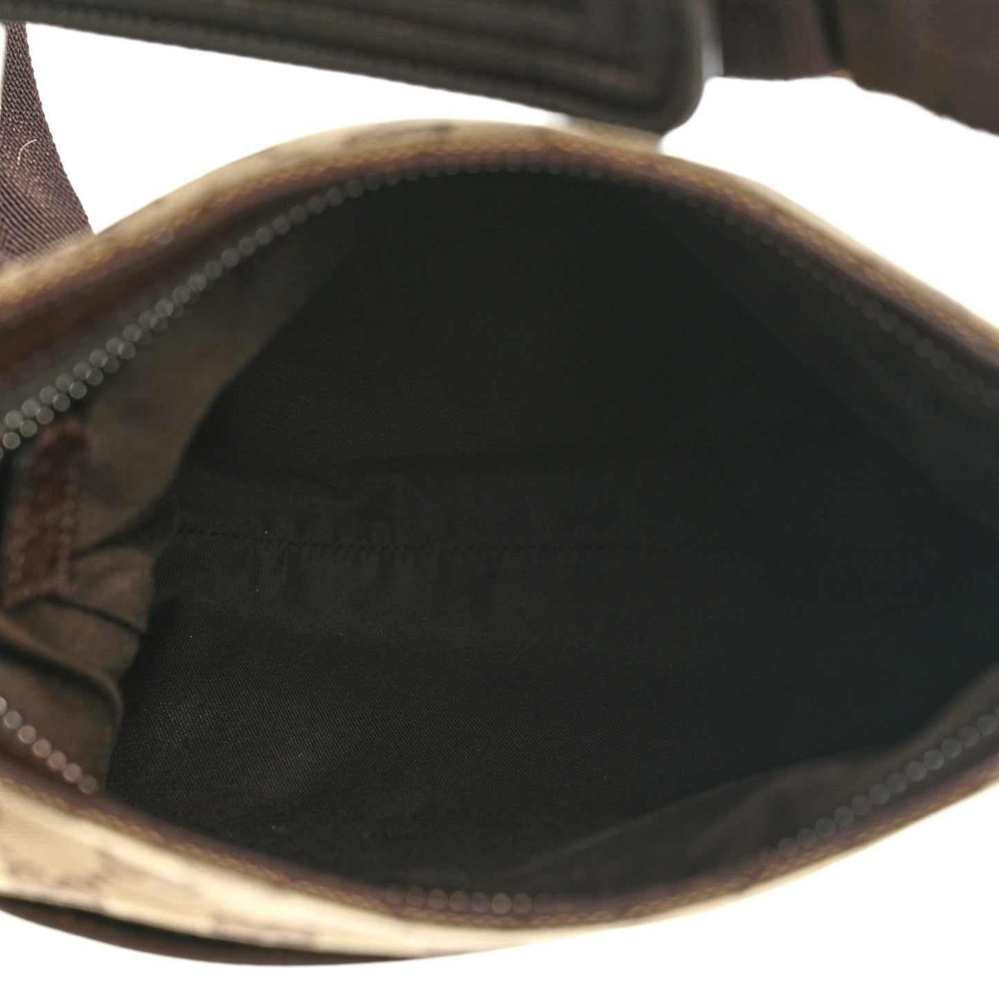 Monogram Flat Messenger Bag Dark Brown