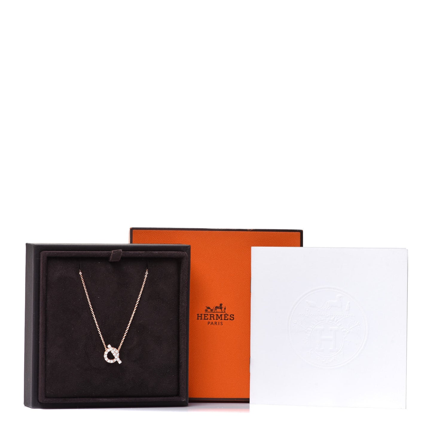 18K Rose Gold Diamond Finesse Pendant Necklace