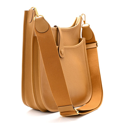 Hermes Taurillon Maurice Evelyne III PM Sesame 3 of 11