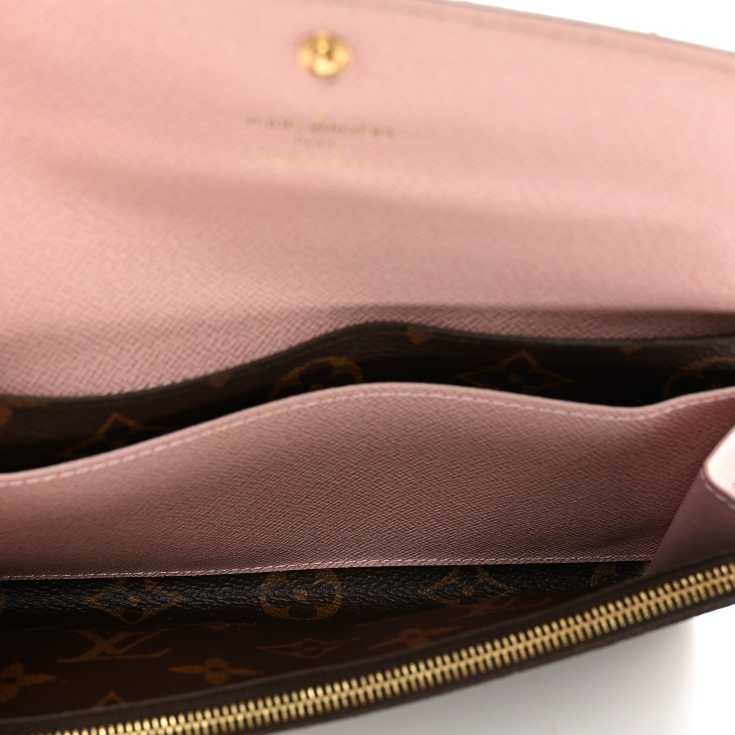 Louis Vuitton Monogram Emilie Wallet Rose Ballerine 5 of 8